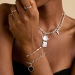 Twist Band Ring in Silver - Image 5