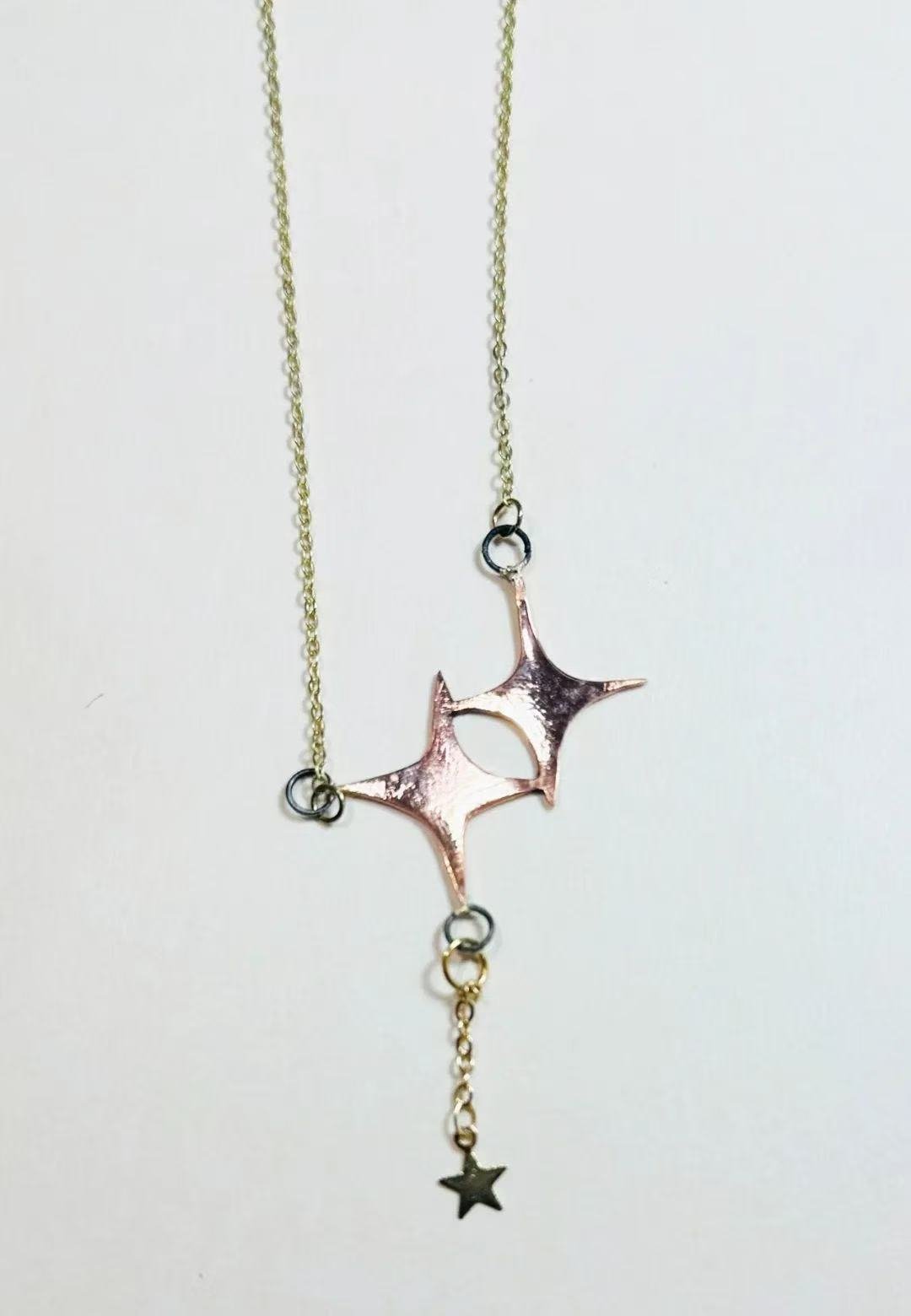 微信图片_20250422130145.jpg S Initial Pavé Pendant Necklace in Silver - Image 1